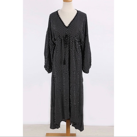 LAST 1- NO OFFERS - Bohemian Asymmetrical Dress - Picture 6 of 7